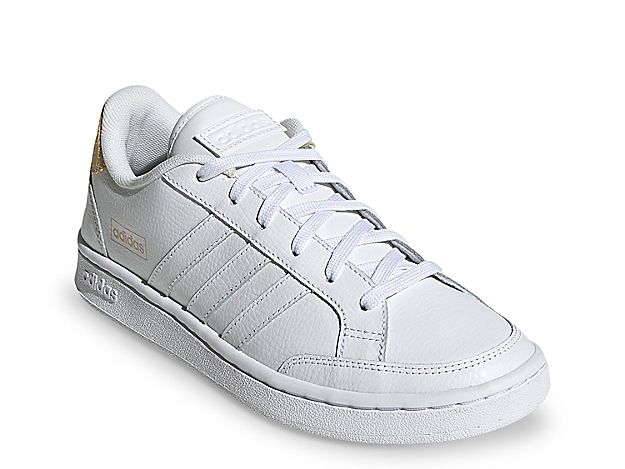 adidas Grand Court SE Sneaker - Women's - White/Wheat | DSW