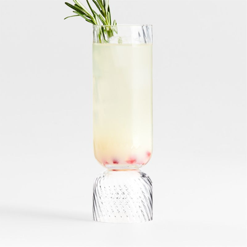 Anya Optic Stem Champagne Glass | Crate & Barrel | Crate & Barrel