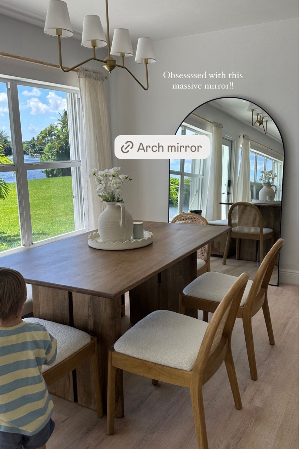Dining Room Cozy & Minimalist by the Coast 🐚 Mirror, Chairs, Table, Light Fixturees

#LTKFamily #LTKHome