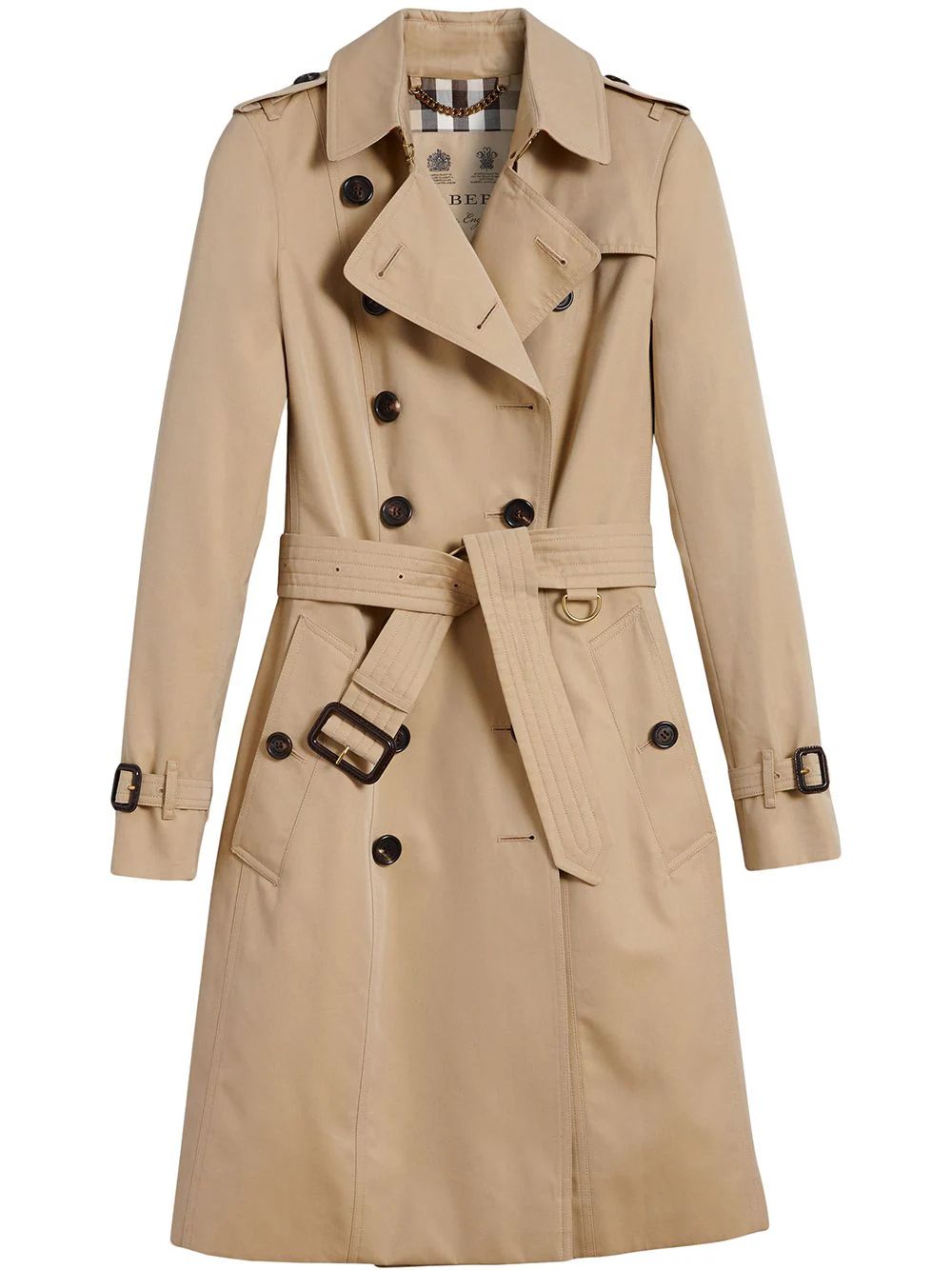 Burberry The Chelsea Long Trench Coat - Neutrals | FarFetch Global