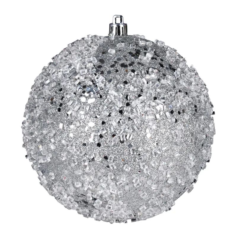 Glitter Hail Ball Ornament (Set of 4) | Wayfair North America