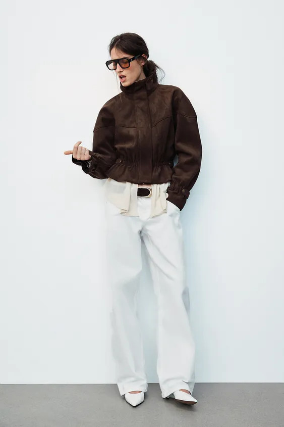 SUEDE-EFFECT JACKET | Zara US