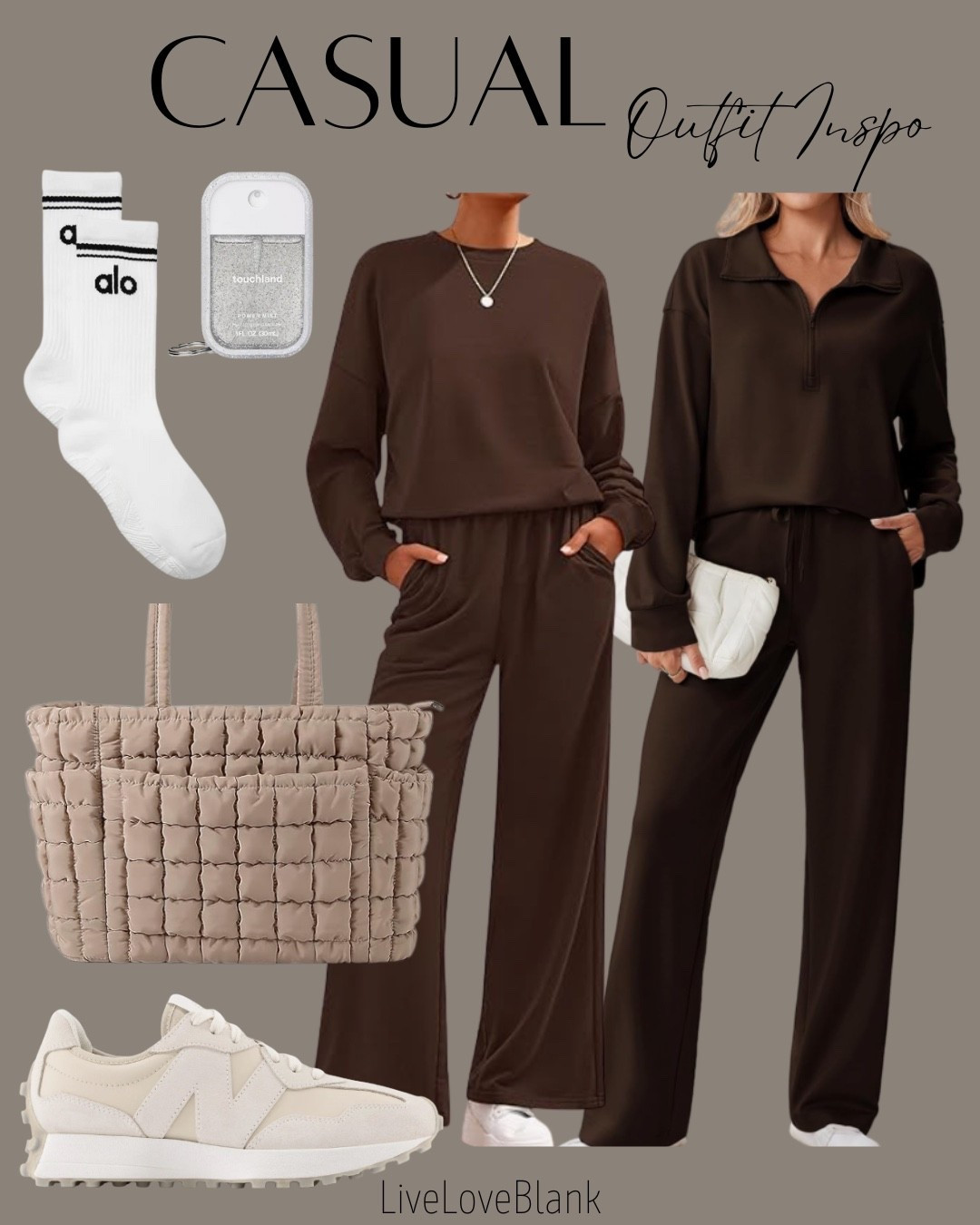 Casual outfit idea 
Loungewear 
Travel outfit 
Amazon outfit 

#LTKSeasonal #LTKmomlife #LTKTravel