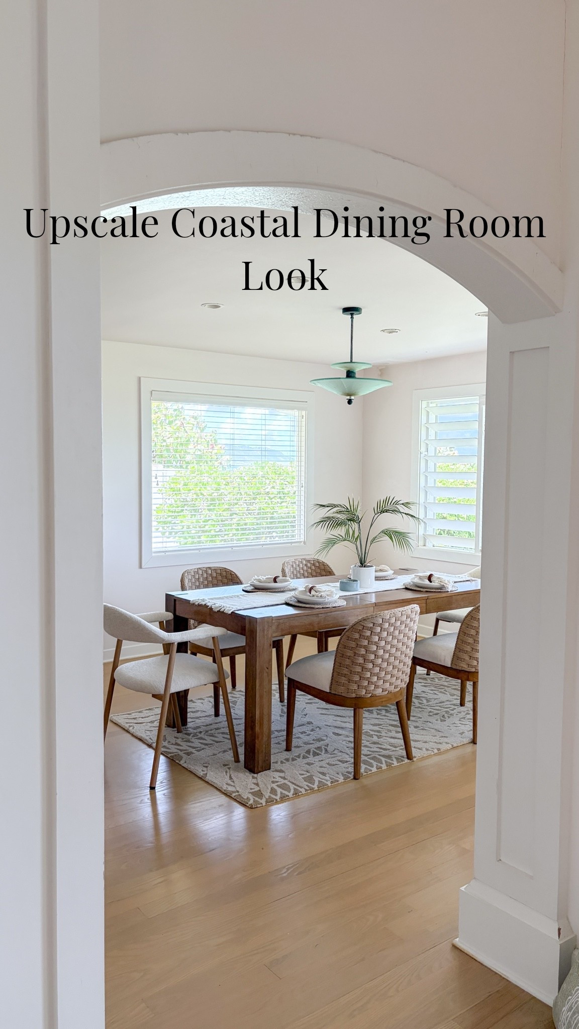 An affordable coastal dining room look ✨

#LTKHome