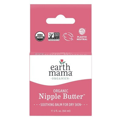 Earth Mama Organic Nipple Butter Breastfeeding Cream - 60ml (2 fl oz) | Target