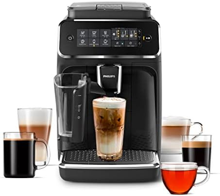 Philips 3200 Series Fully Automatic Espresso Ice Coffee Machine w/ LatteGo, EP3241/74, Black | Amazon (US)