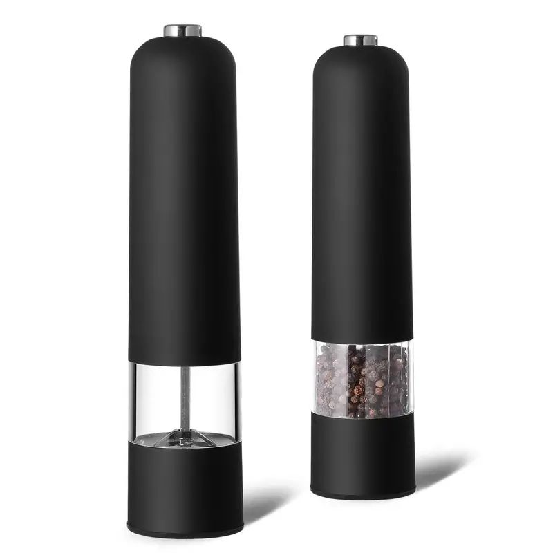 2pcs/set, Pepper Grinder, Household Battery Operated Sea Salt Ginder, Electric Adjustable Spice G... | Temu Affiliate Program