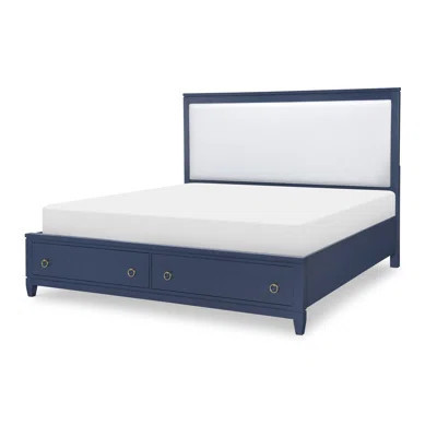 Lillybelle Inkwell Solid Wood and Upholstered Storage Bed | Wayfair North America