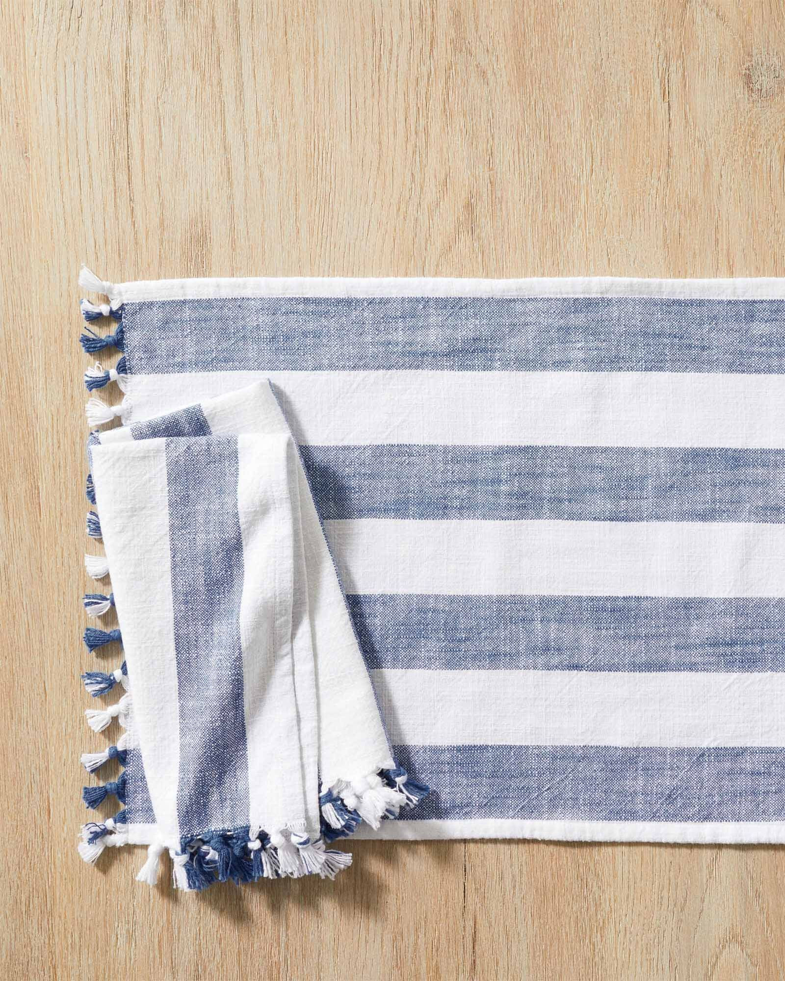Awning Stripe Placemat and Napkin Set | Serena and Lily