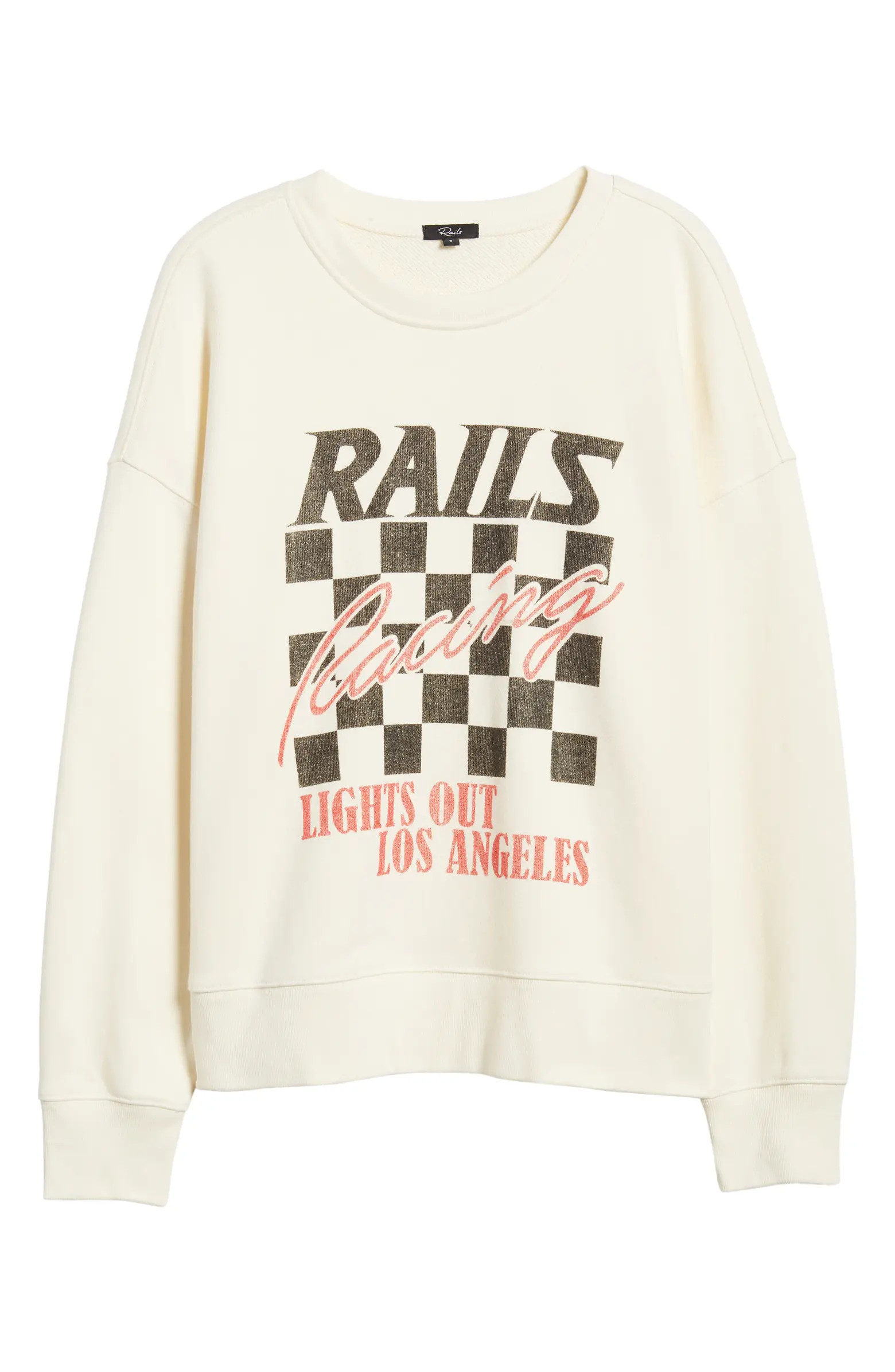 Racing Relaxed Crewneck Sweatshirt | Nordstrom