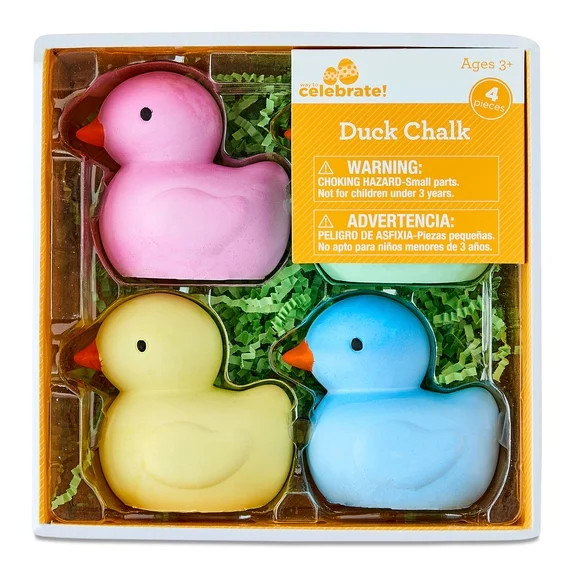 Duck Chalk, Multicolor, 4 Count, Easter by Way To Celebrate | Walmart (US)