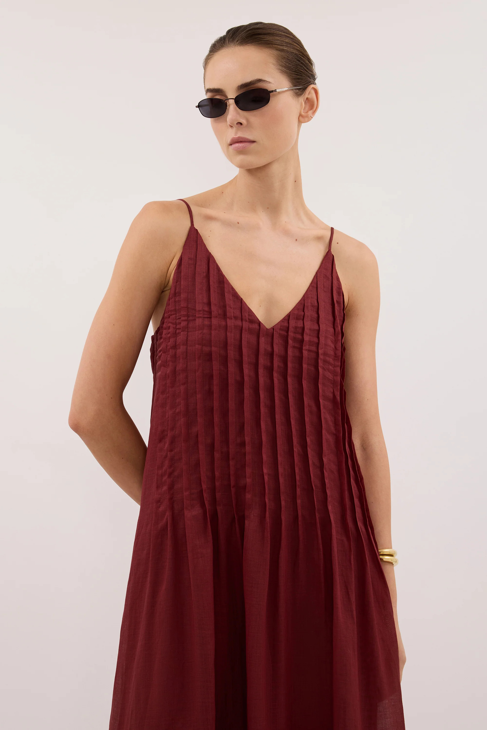 TAHLIA SAHARA RAMIE MAXI DRESS | DISSH