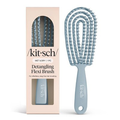 Kitsch Detangling Flexi Brush - Haze Blue | Target