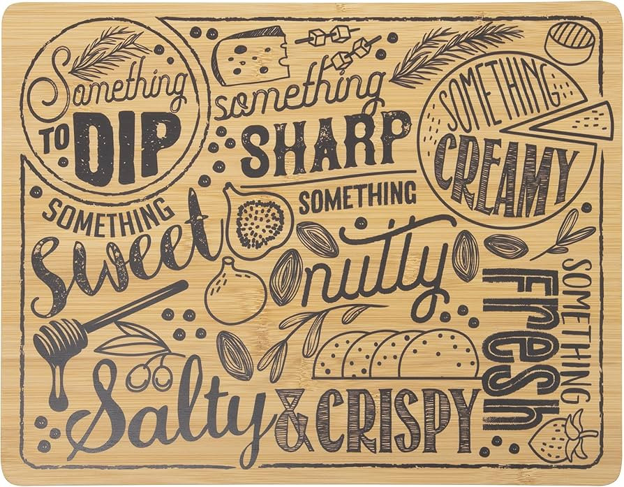 Sabatier Charcuterie Board with Recessed Handles, Reversible Kitchen Cutting Board for Entertaini... | Amazon (US)