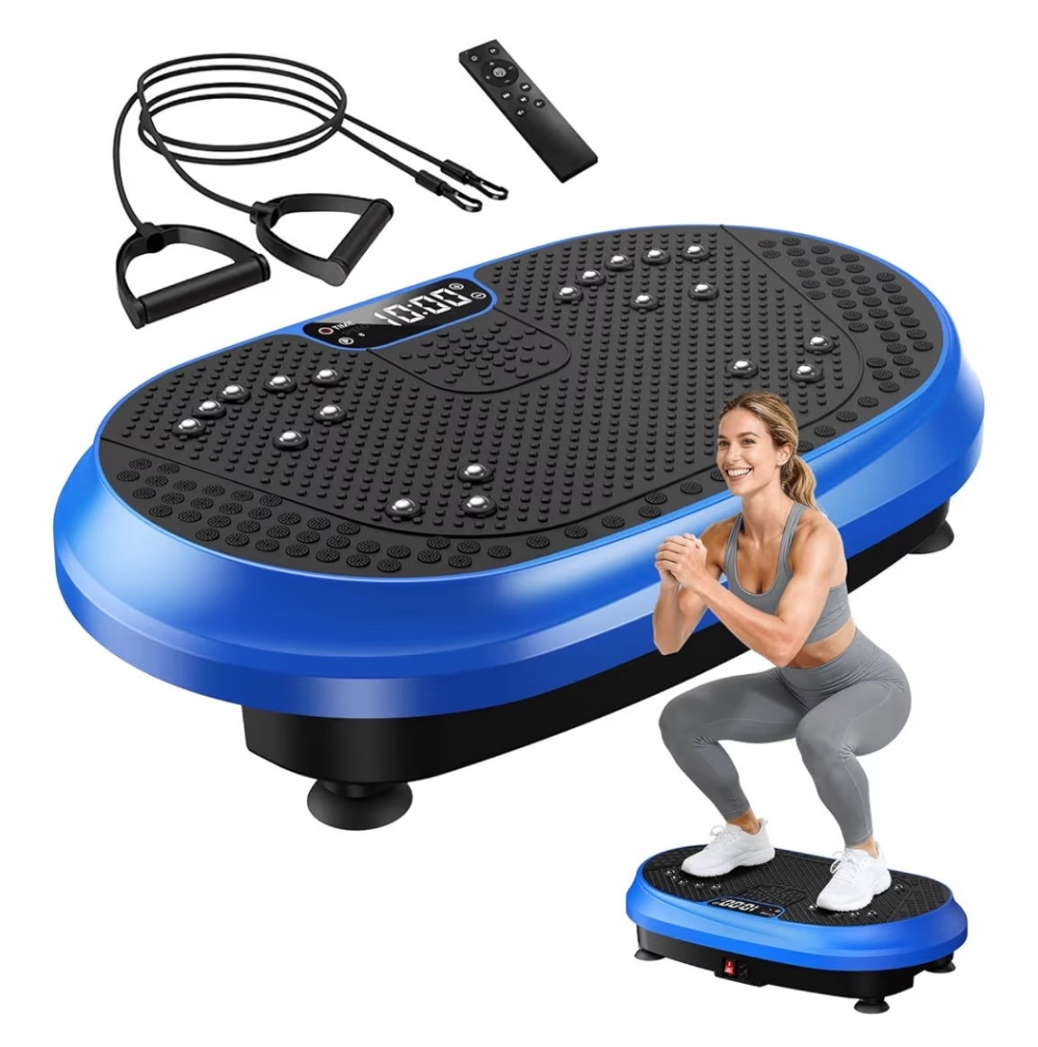 Vibration workout plate on sale and comes with some workout equipment 

#LTKActive #LTKFindsUnder100 #LTKSaleAlert