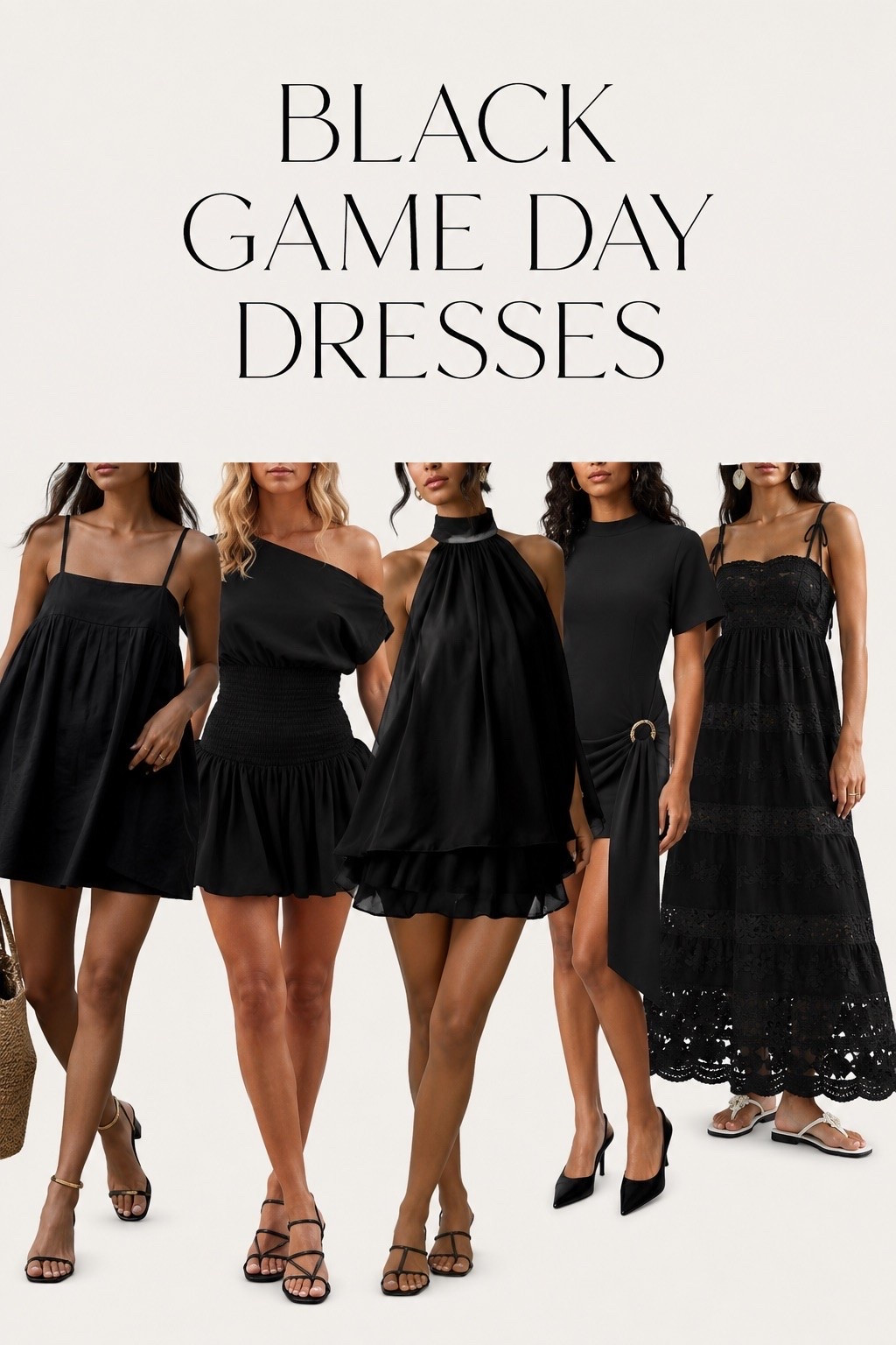 Simple, classy, black game day look! All amazing Amazon finds I just cant get enough of!

#LTKootd