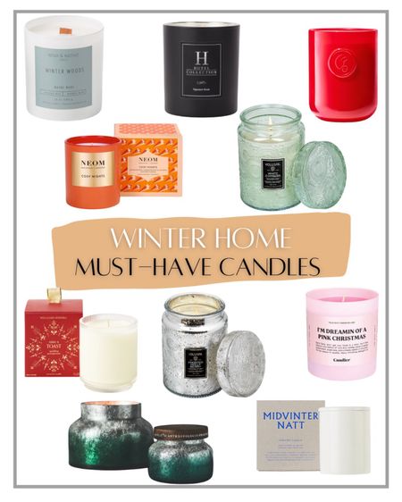 The perfect candles to get you through the winter! 

#LTKSeasonal #LTKhome #LTKunder50