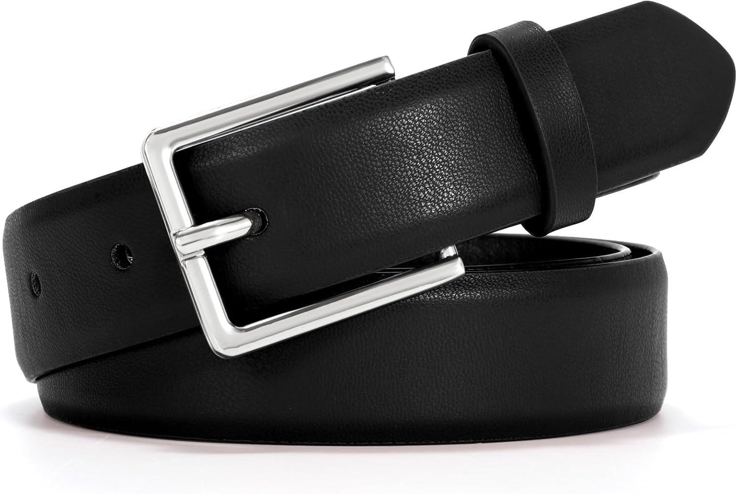 VONMELLI Belt for Women, Women's Leather Belt for Jean Dress, Fashion Ladies Belts with Rectangle... | Amazon (US)