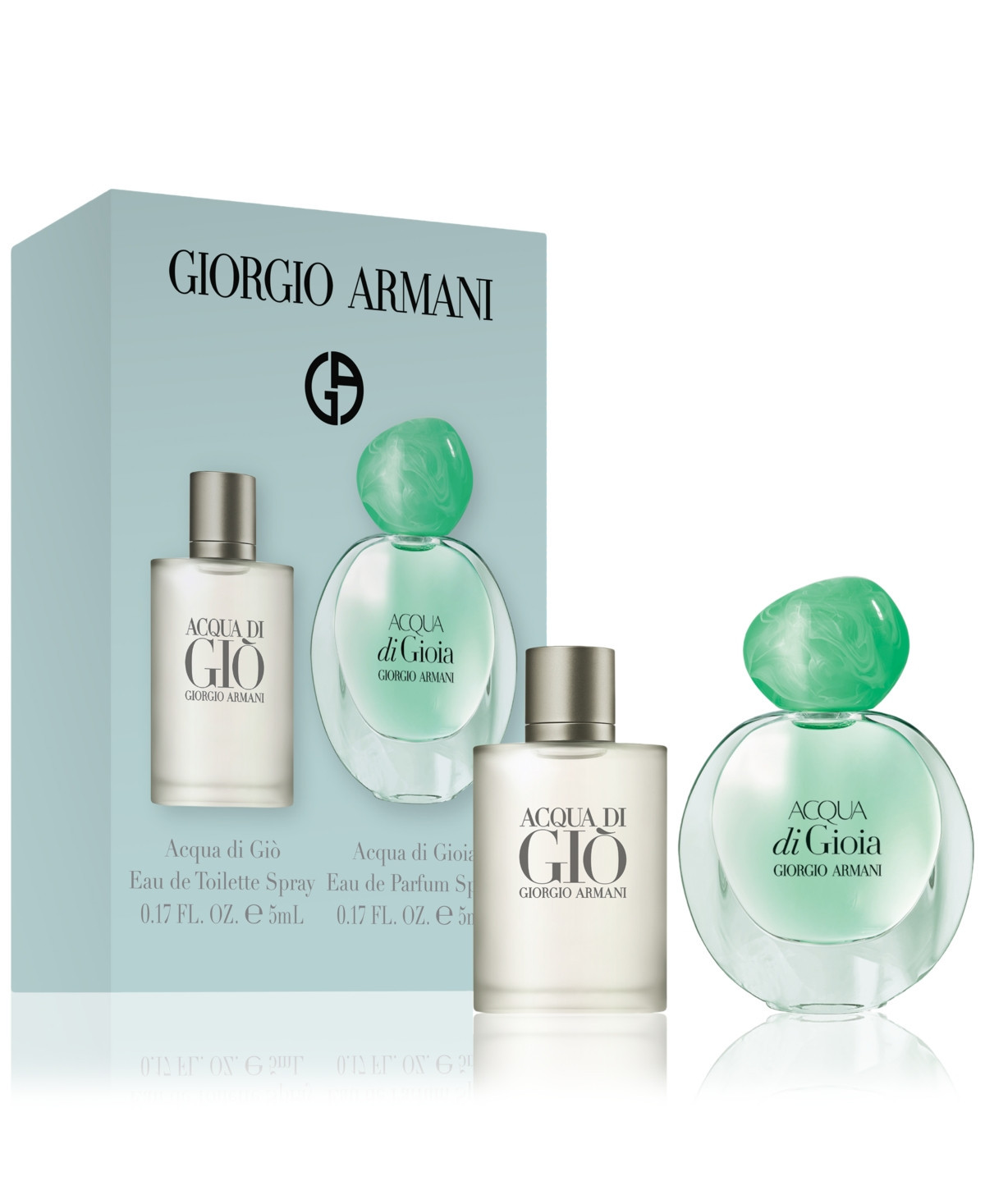Armani 2-Pc. Acqua di Gio Eau de Toilette & Acqua di Gioia Eau de Parfum Gift Set | Macy's