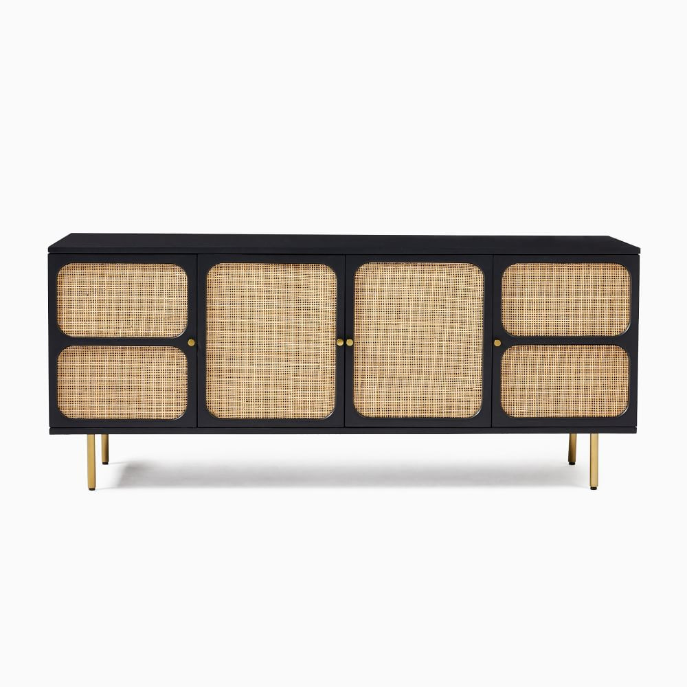 Ida Woven Media Console (68") | West Elm (US)