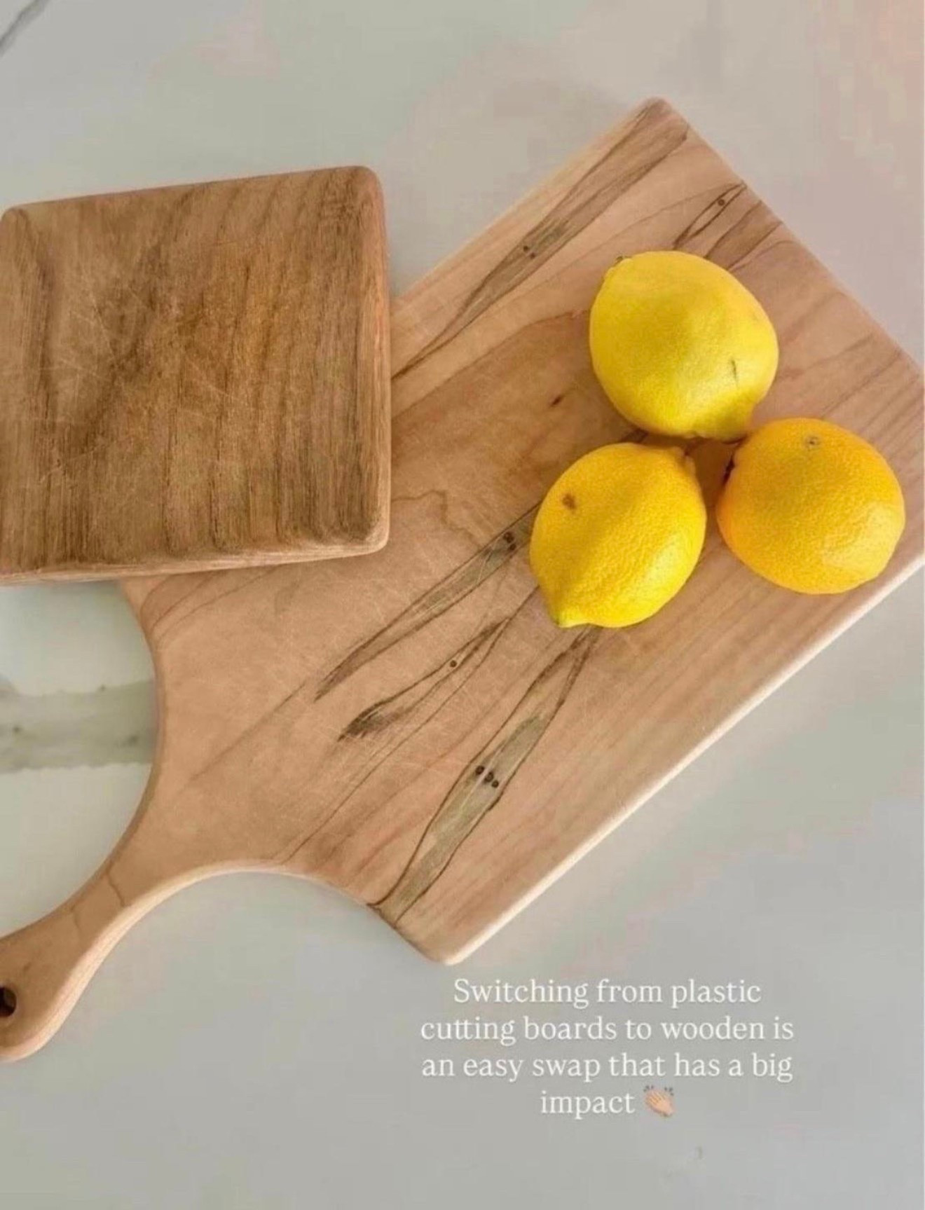 Switching from plastic to wooden cutting boards is such an easy way reduce plastic in your home.

#LTKHome