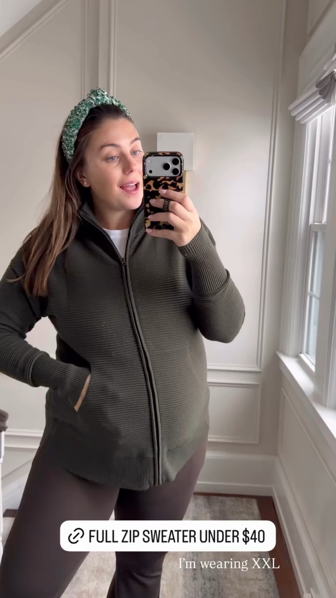 I’m wearing XXL. Sharing quarter zip sweater too! 

#LTKSeasonal #LTKootd #LTKMidsize