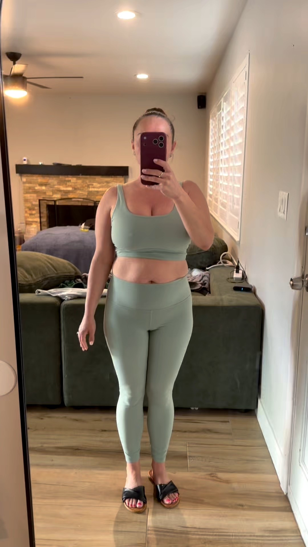 Workout outfit of the day. What can I say a cute set just motivates me. 

Tops Medium
Bottom Small
5' tall  
120(ish) lbs 

#LTKootd #LTKfitnessgoals #LTKActive