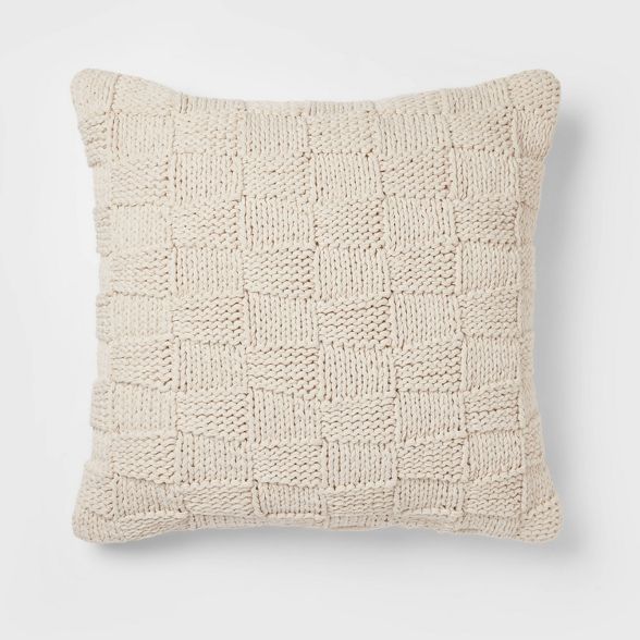 Oversized Chunky Knit Throw Pillow - Threshold™ | Target