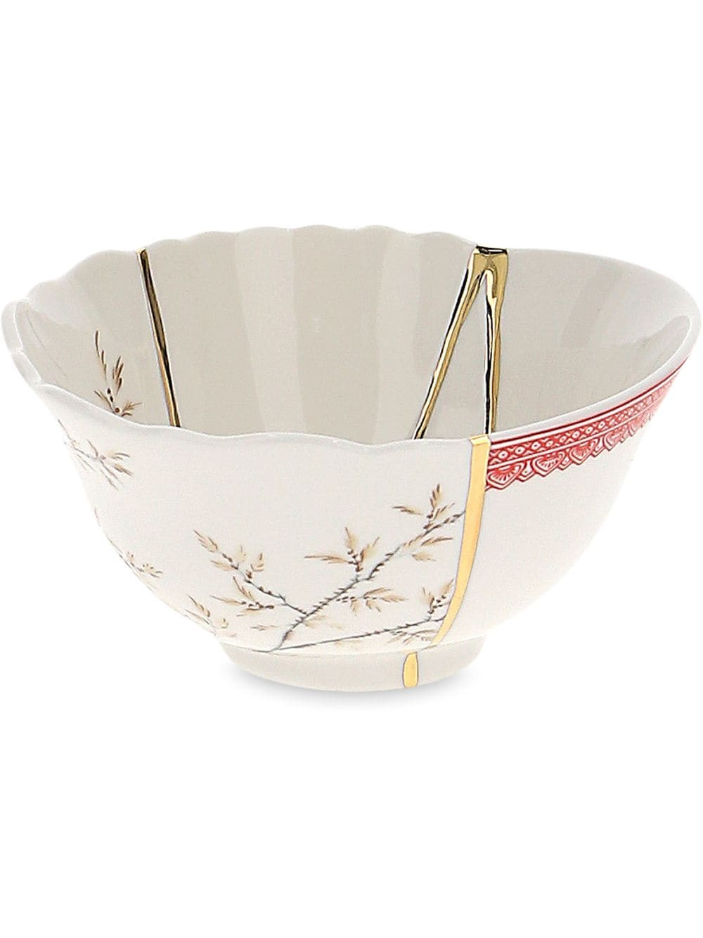 Seletti crack detail bowl - White | Farfetch Global