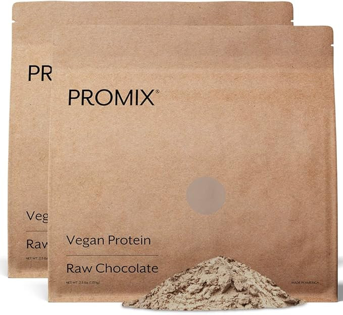 ProMix Nutrition Plant-Based Vegan Protein Powder, Raw Chocolate - Pea Protein & Vitamin B-12 - ... | Amazon (US)