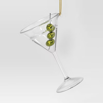 4" Christmas Glass Cocktail Ornament - Wondershop™ | Target