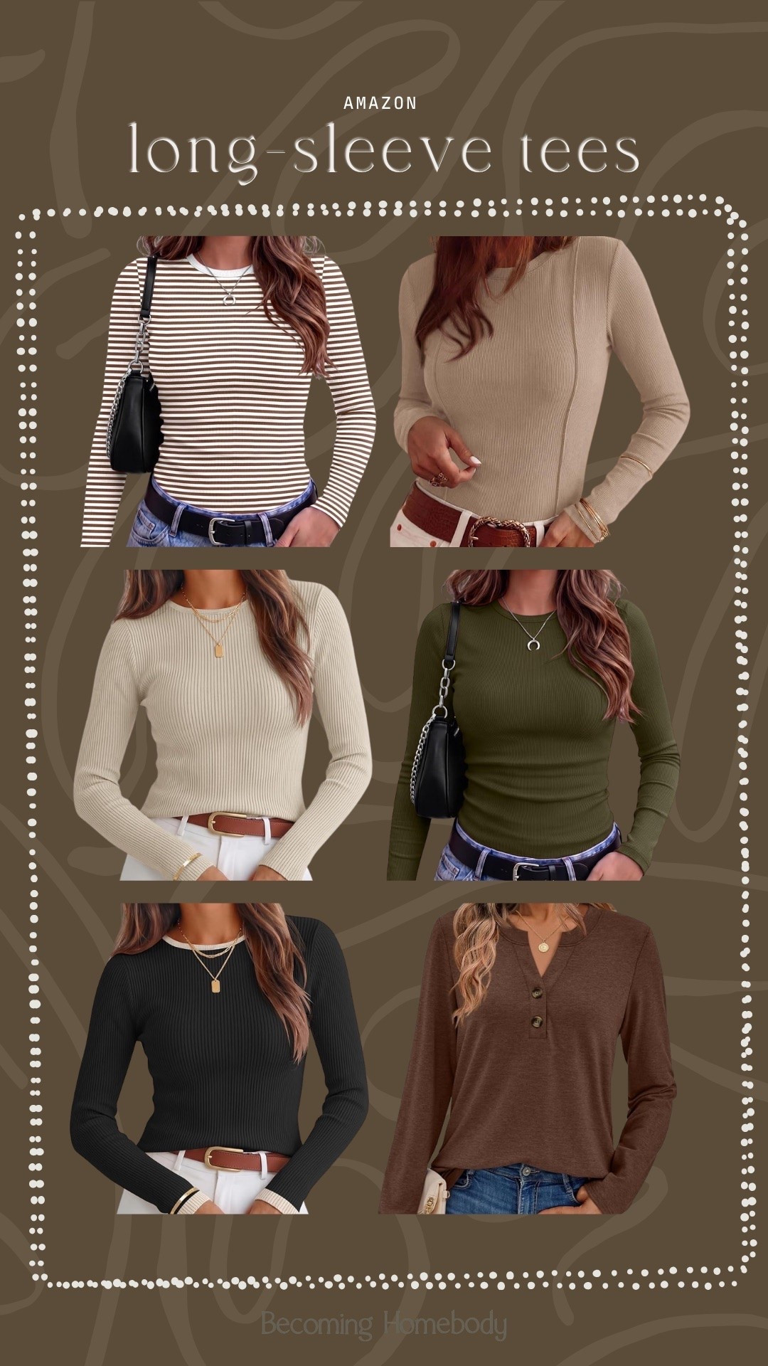 Amazon long-sleeve t’s that are so cute for fall! I love the stripes 🤩

#LTKootd #LTKgrwm