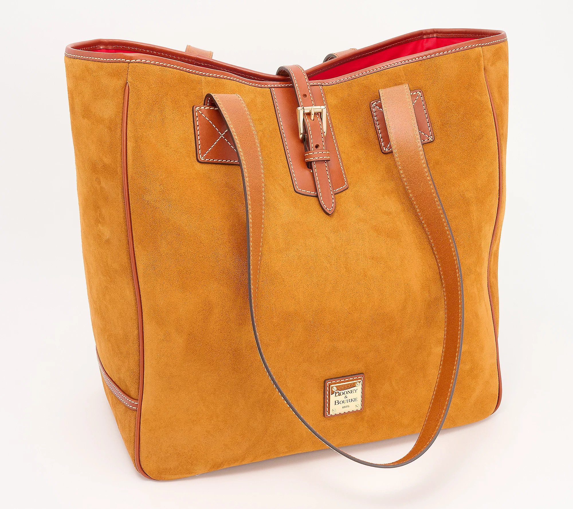 As Is Dooney & Bourke Archives 1997 Suede Large Tote | QVC