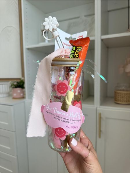“Self care in a cup” gift idea!! I used this for Mother’s Day, but would be perfect for any occasion. 

Gift guide for her, Amazon, cup with lid, treats, self care, personal care; mom hacks; mom ideas, affordable 

#LTKFindsUnder50 #LTKGiftGuide #LTKSeasonal
