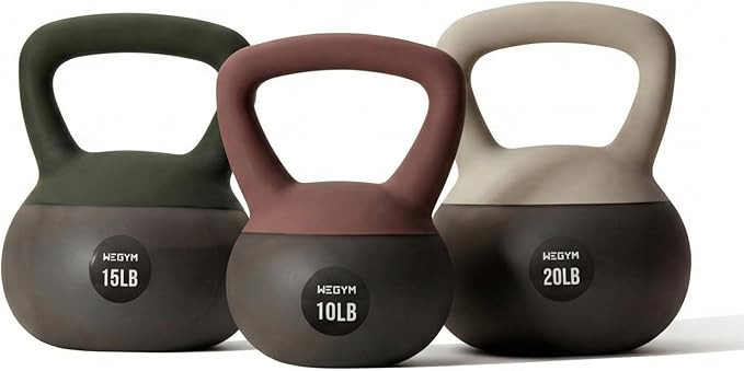 WeGym Soft Kettlebells with Cushioned Impact-Resistant Base and Anti-Slip, Wide-Grip Handle for H... | Amazon (US)
