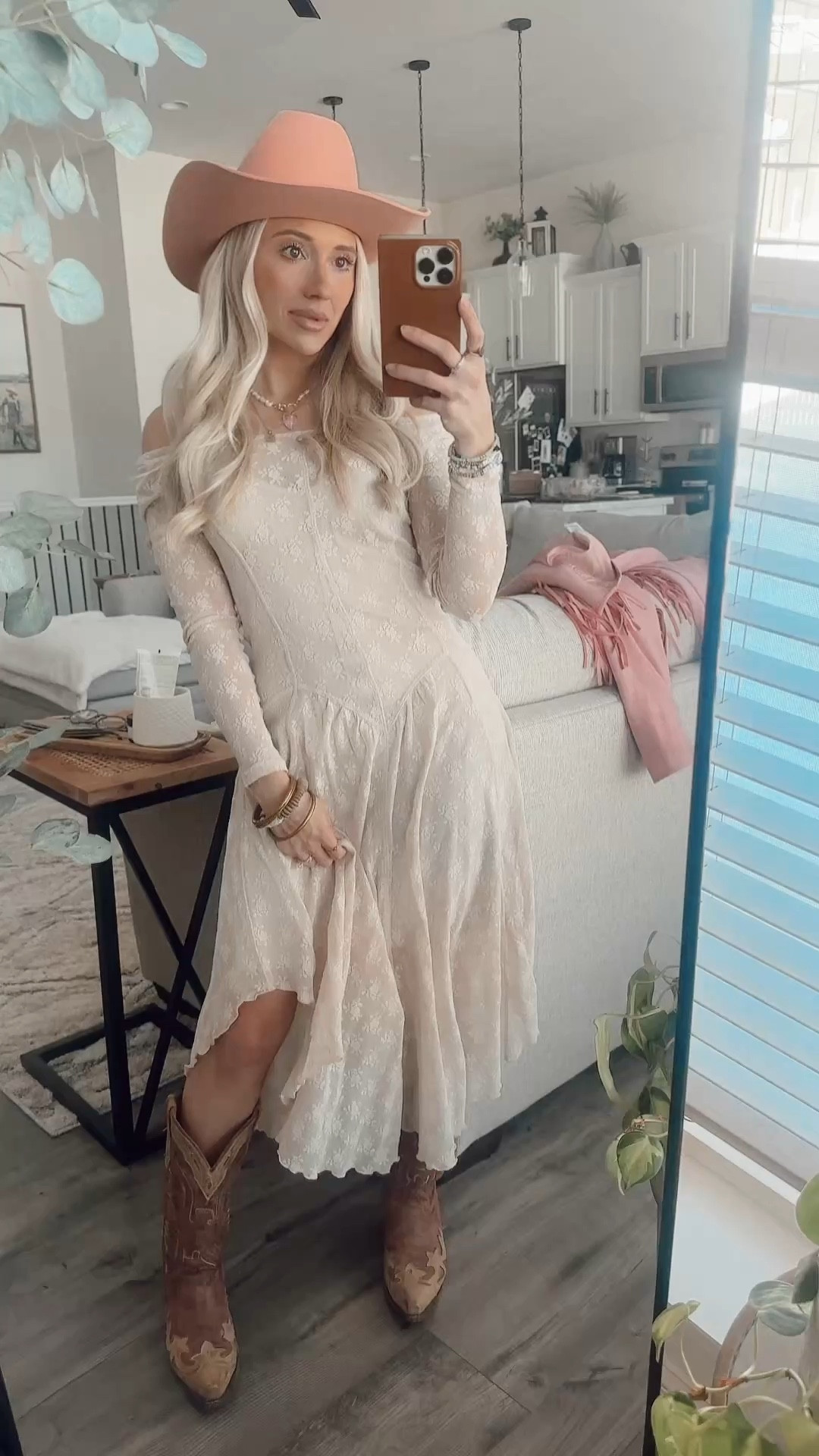 loving this free people lace slip | now comes in a brow color! 

Dial For Drama Slip | Size XS 

Wedding guest, family photos outfit idea 

#LTKU #LTKFindsUnder100 #LTKStyleTip