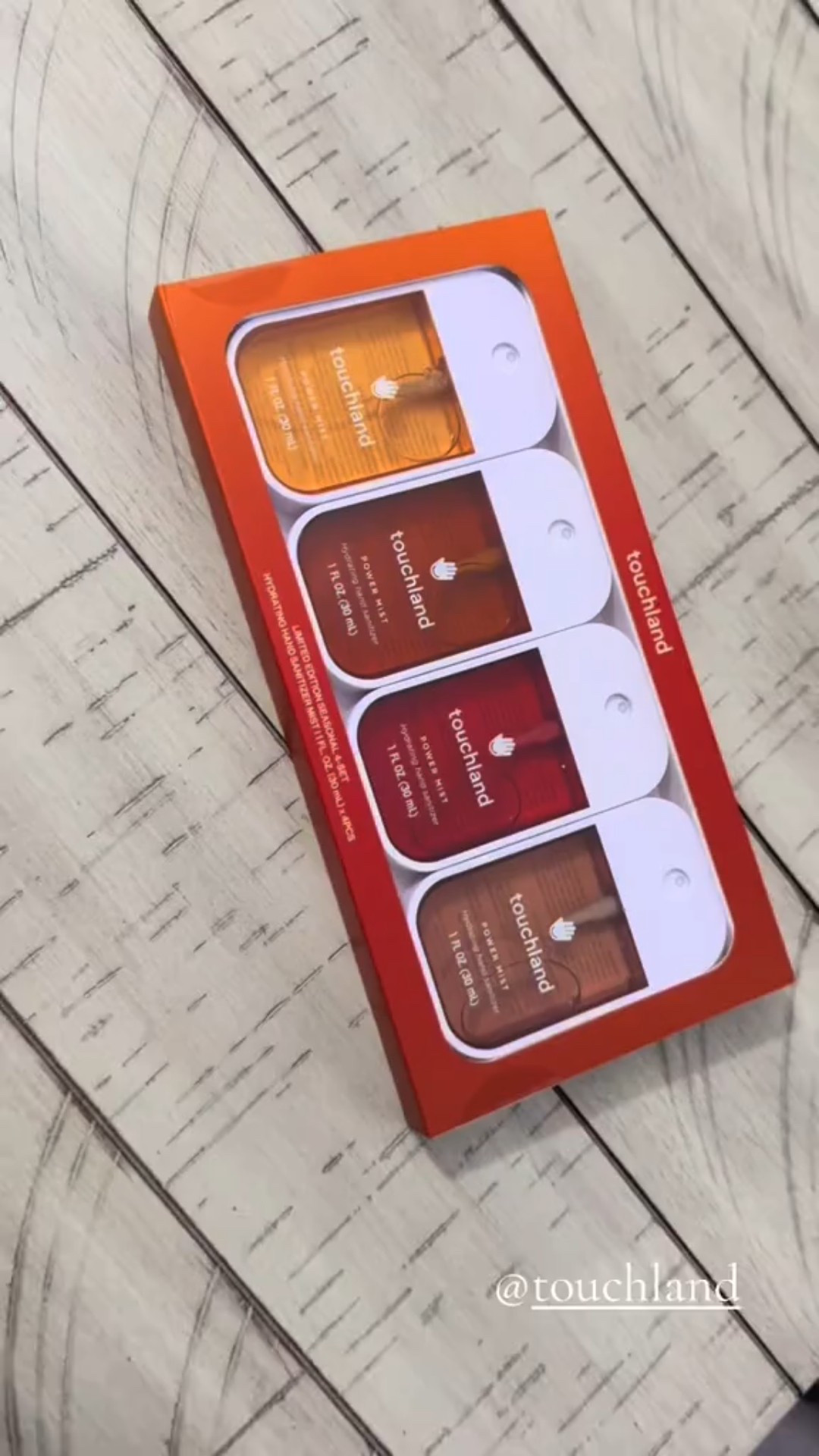 Touchland 🤎
• Spiced Pumpkin Tini
• Cinnamon Gingerbread
• Peppermint Mocha
• Salted Caramel

#LTKCyberWeek #LTKHoliday #LTKGiftGuide