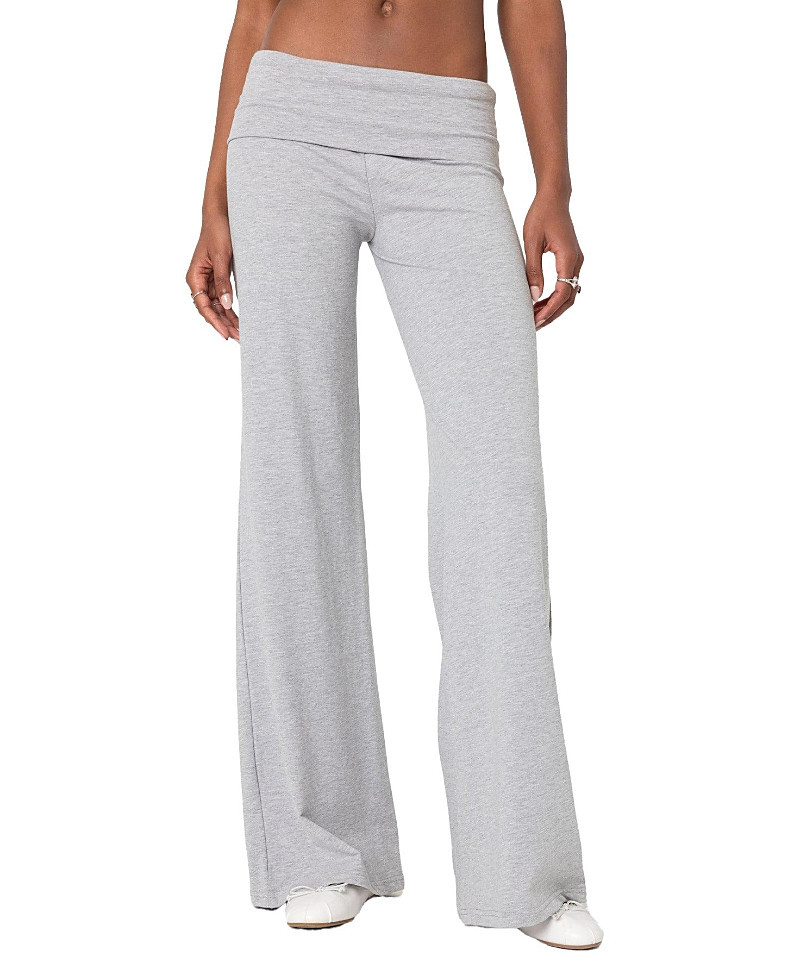 Edikted Wide Leg Fold Over Pants | Bloomingdale's (US)