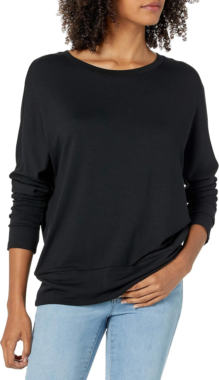 Amazon Brand - Daily Ritual Women's Supersoft Terry Dolman Cuff Sweatshirt | Amazon (US)