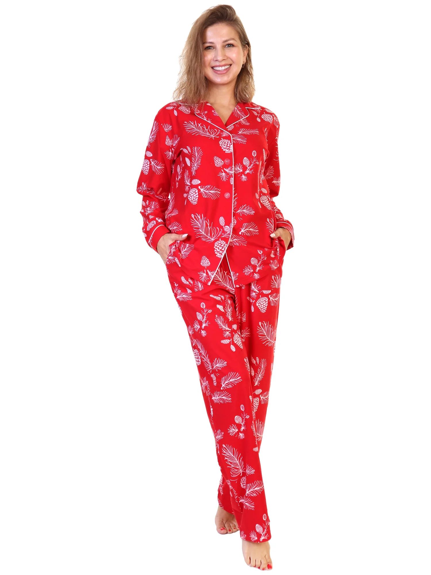 Angelina COZY Flannel Pajama Set (1-Pack) | Walmart (US)