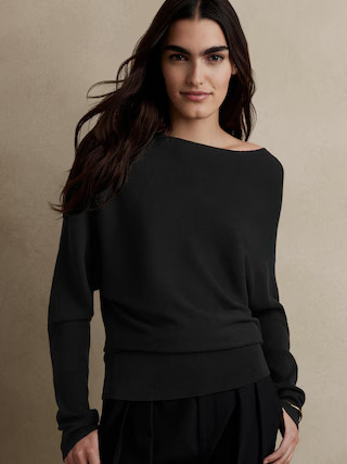 Colleta Off-Shoulder Sweater | Banana Republic (US)