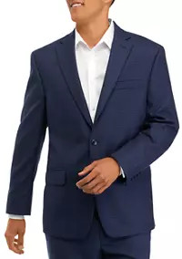 IZOD Men's Navy Plaid Sportscoat | Belk