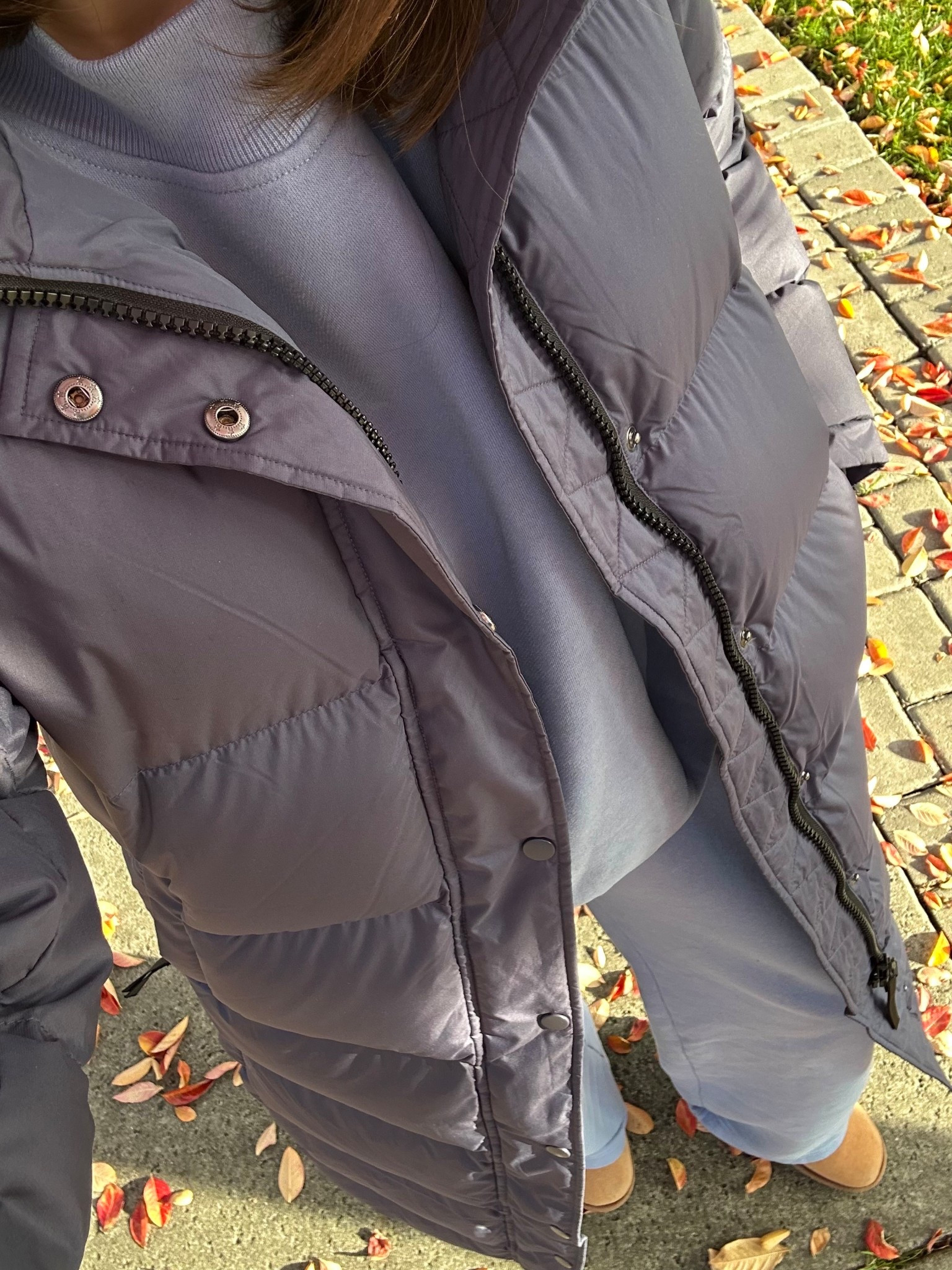 Cozy winter outfit + matching toddler outfit 

Quince puffer coat - xs 
Abercrombie set - xs bottoms, small top 

#LTKmomlife #LTKootd