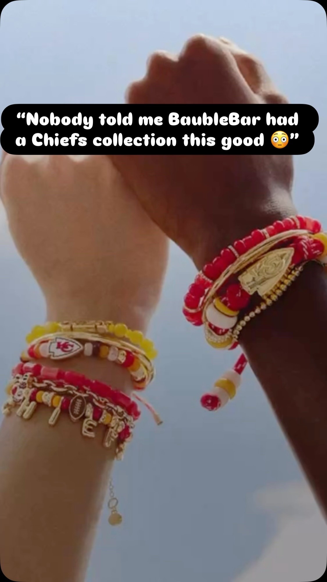 Kansas City Chiefs game day, but make it FASHION 🏈✨ This BaubleBar collection is how I rep Chiefs Kingdom without sacrificing my aesthetic — red rhinestone ear cuffs, gold arrowhead charms, and beaded bracelet stacks that go from tailgate to touchdown. Mixing gold hardware with classic red and gold makes every piece feel elevated, not costume-y. Whether you’re heading to Arrowhead or watching from home, these are the accessories on rotation all season 👇
Which stack are you copying — the earrings or the wrist candy? #fashion #gamedaystyle #styleinspo #styleinspo #nflfashion

#LTKootd #LTKActive #LTKmomlife