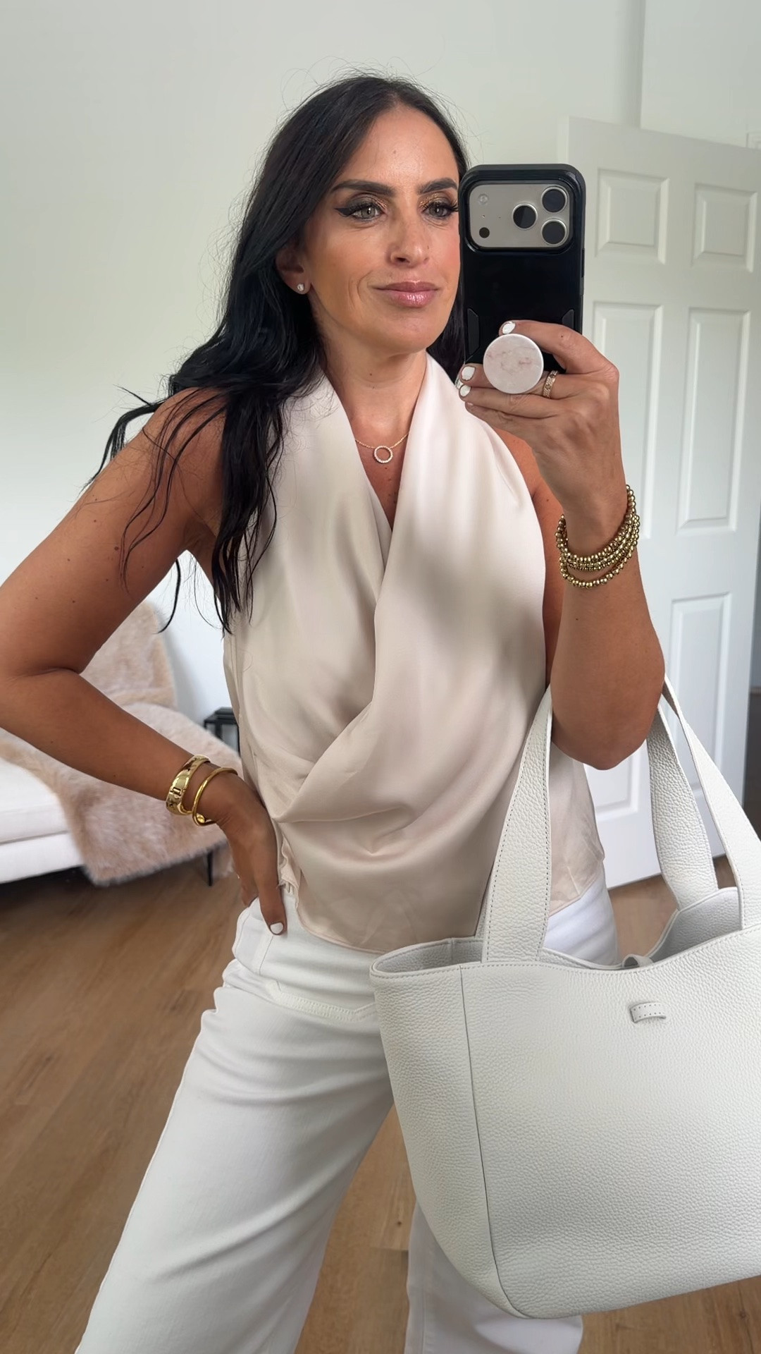 Wearing size small