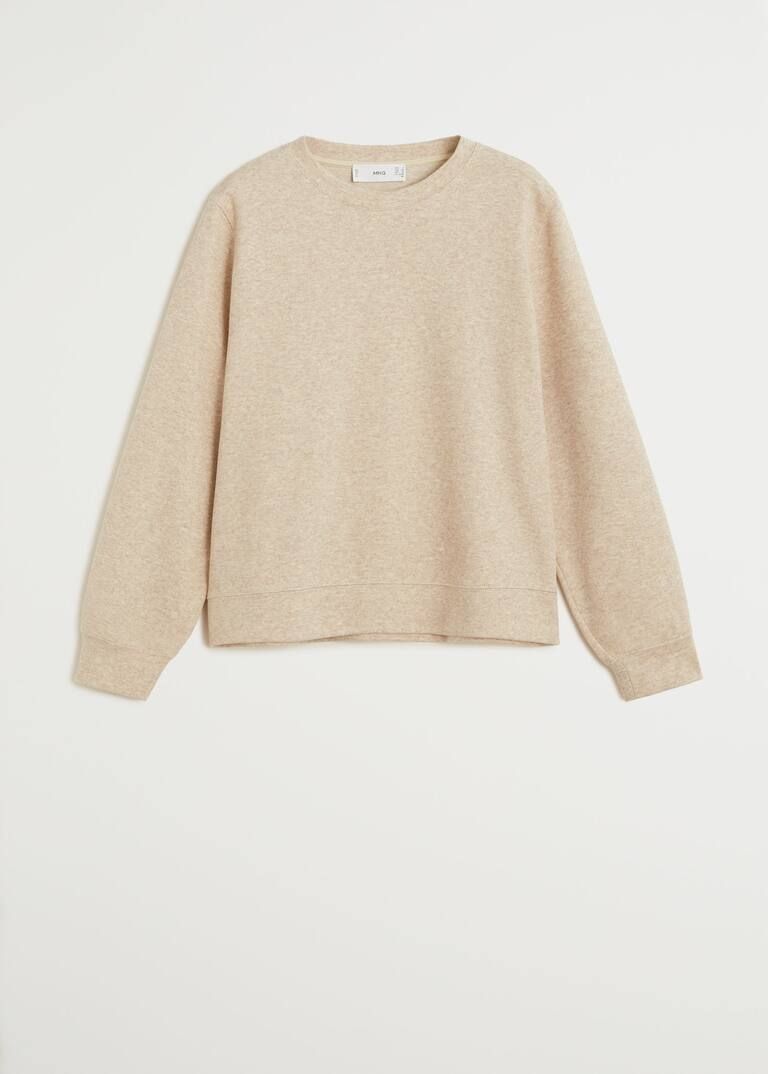 Flecked sweatshirt | MANGO (US)