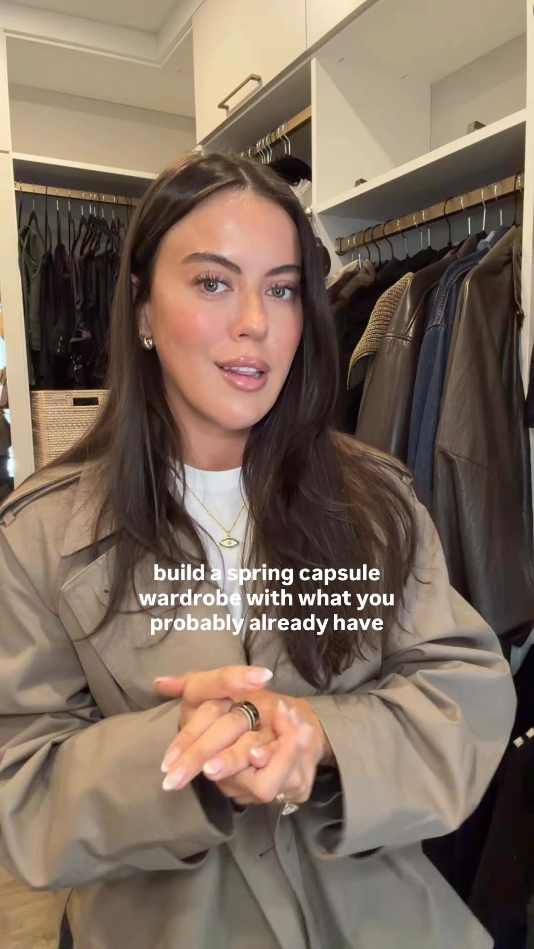 Spring capsule wardrobe with basics to make getting dressed easy!!! Perfect spring transition outfits, tops, shorts, jeans, accessories, bags, hats, tees, etc! 

#LTKSeasonal #LTKootd #LTKgrwm