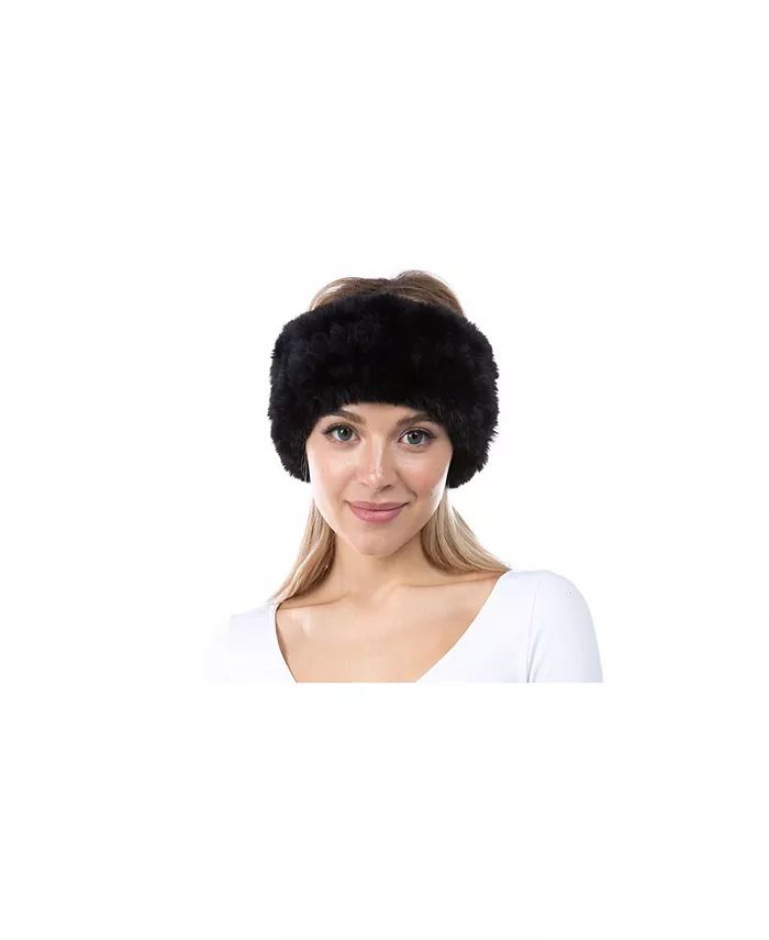 Women's Plush Faux Fur Stretch Headband | Macy's
