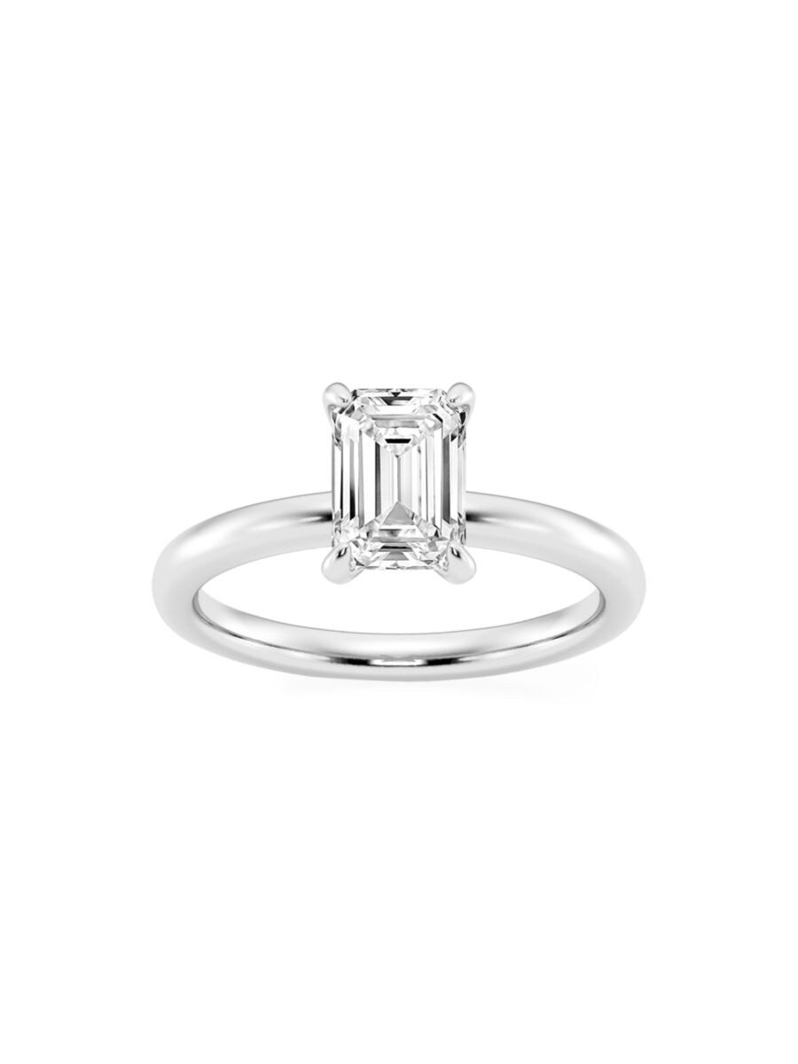 Sol 14K White Gold & 1.50 TCW Lab-Grown Diamond Ring | Saks Fifth Avenue