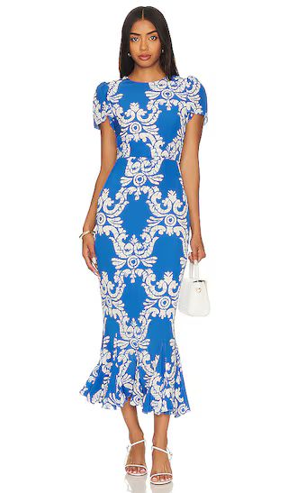 Rhode Lulani Maxi Dress in Blue. - size 0 (also in 10) | Revolve Clothing (Global)